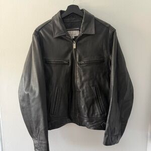 Men's Wilson Leather Jacket Small Grunge